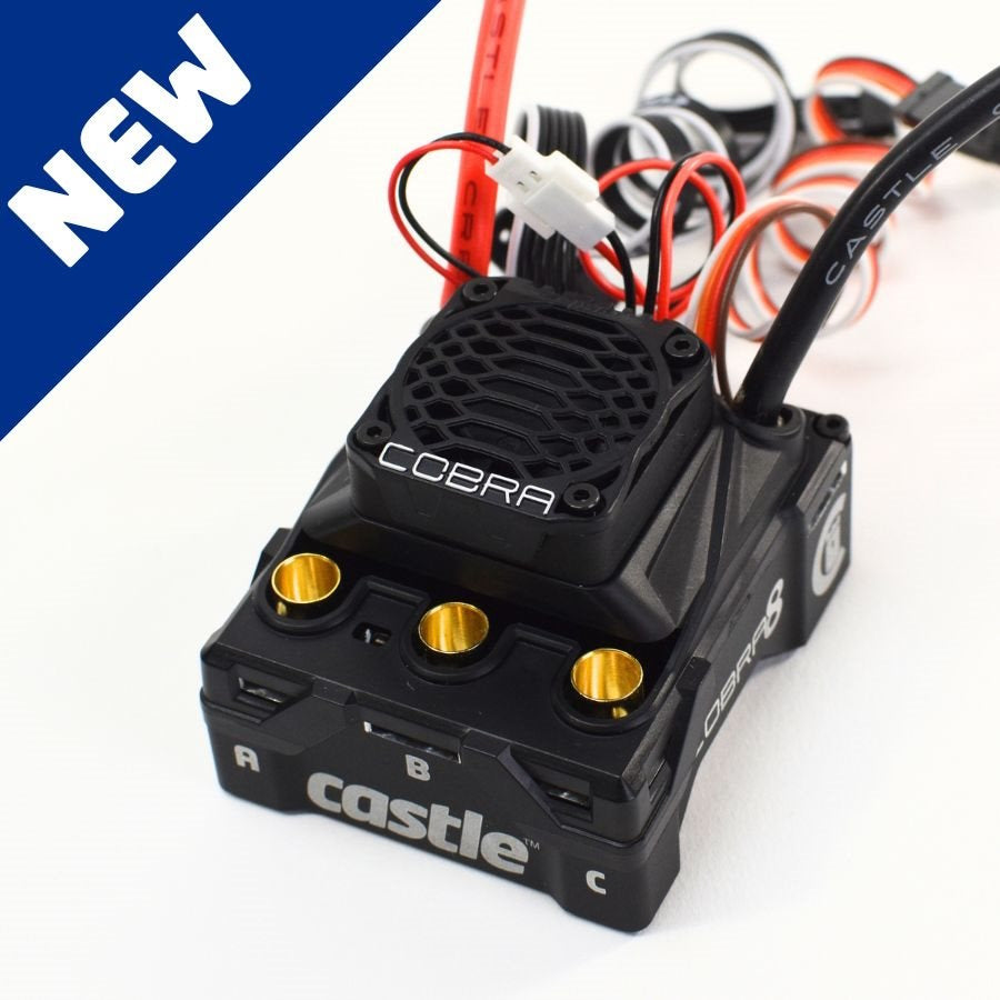 Castle Creations Cobra 8 6SBrushless Motor & ESC Combo 1800Kv w/1512 Sensored Motor