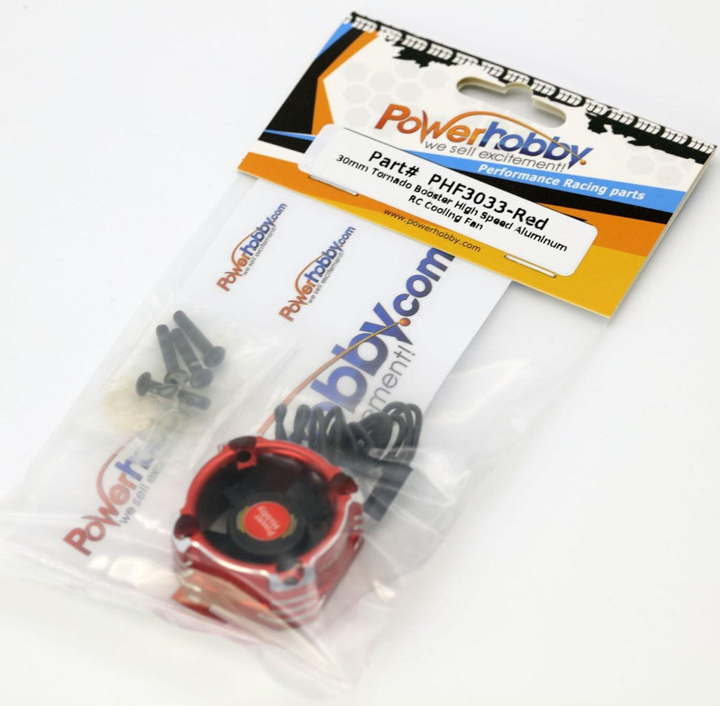 Powerhobby Booster 30x30 High Speed Aluminum RC Cooling Fan 30mm 28K rpm