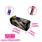 CNHL Innovation RC Series 10000mAh 22.2V 6S 100C Lipo Battery with EC5 Plug
