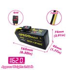 CNHL Innovation RC Extreme Series 12500mAh 14.8V 4S Lipo Battery 120C with QS8 Plug