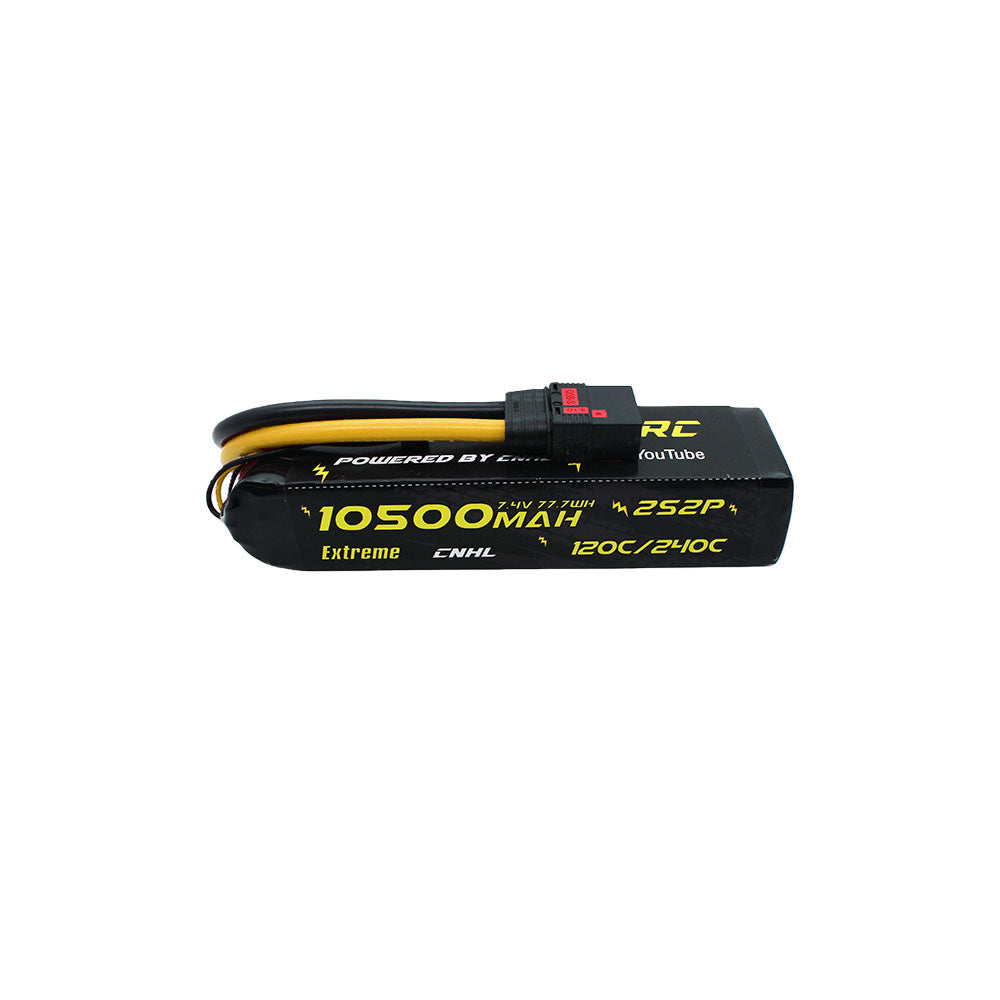 CNHL Innovation RC Extreme Series 10500mAh 7.4V 2S 120C Lipo Battery with QS8 Plug