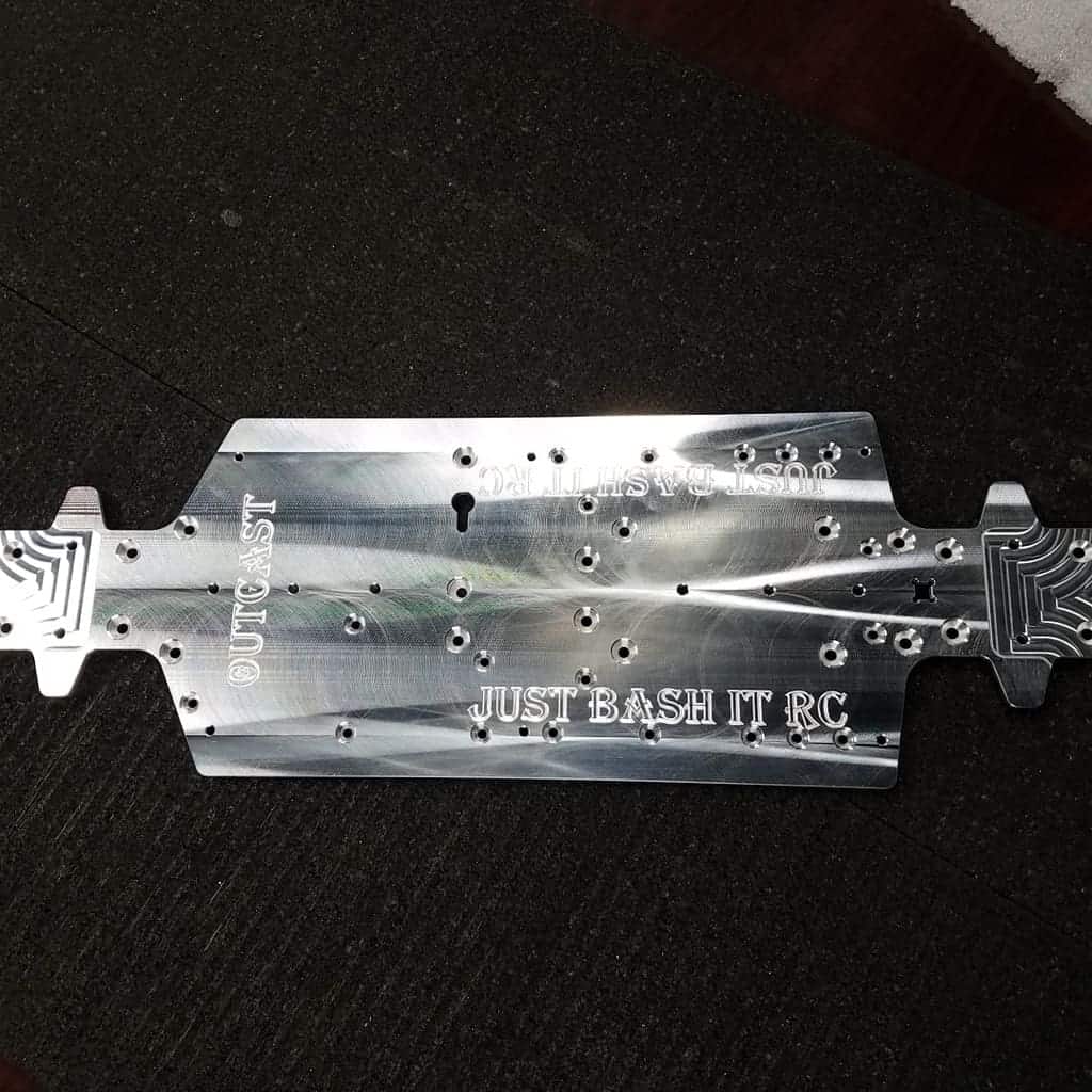 JBIRC Solid Aluminum 7075-T651 Chassis for Arrma Outcast 8s