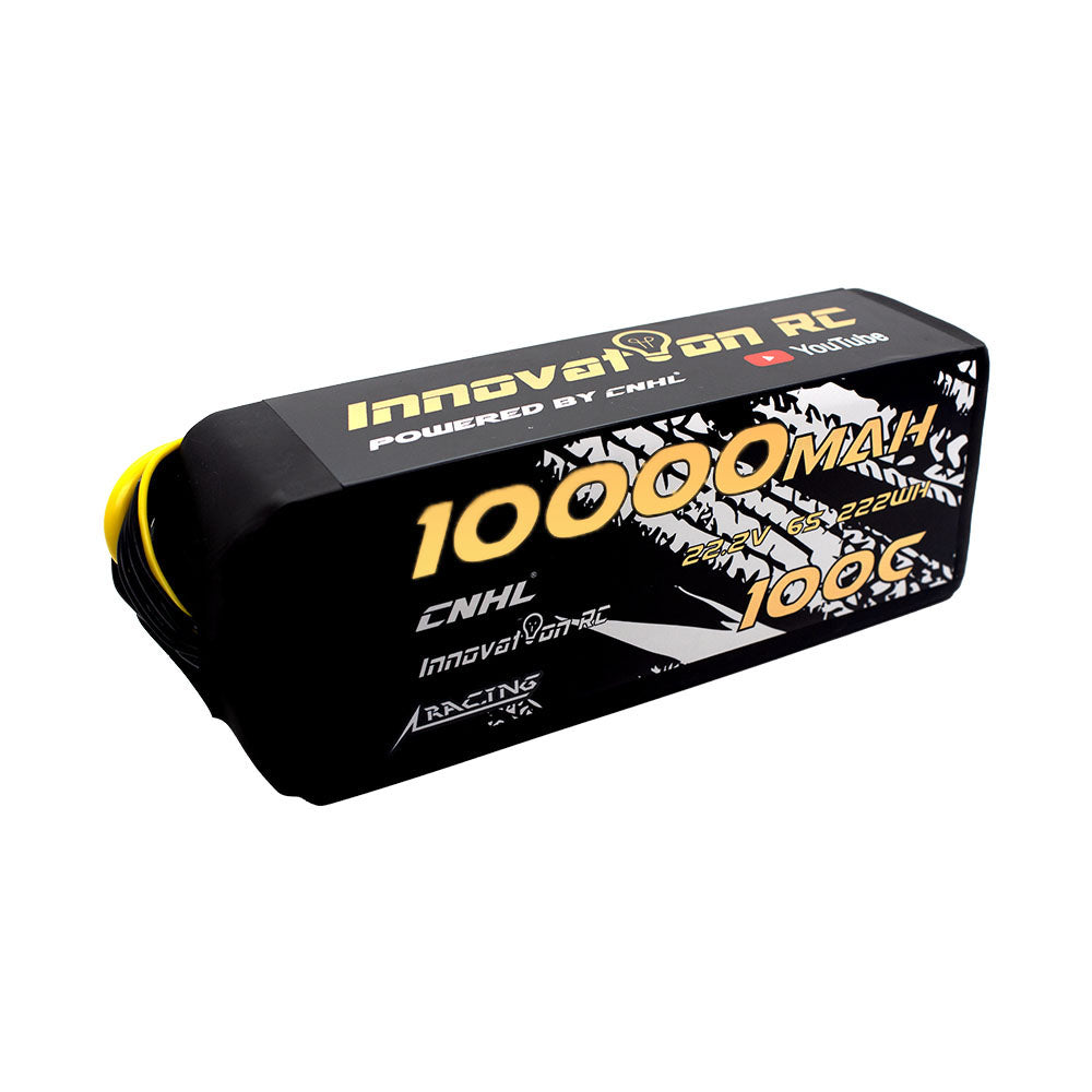 CNHL Innovation RC Series 10000mAh 22.2V 6S 100C Lipo Battery with EC5 Plug