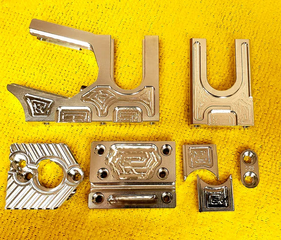 PPS011 Grublock Motor Mount for Traxxas Sledge (With Tape Deck)