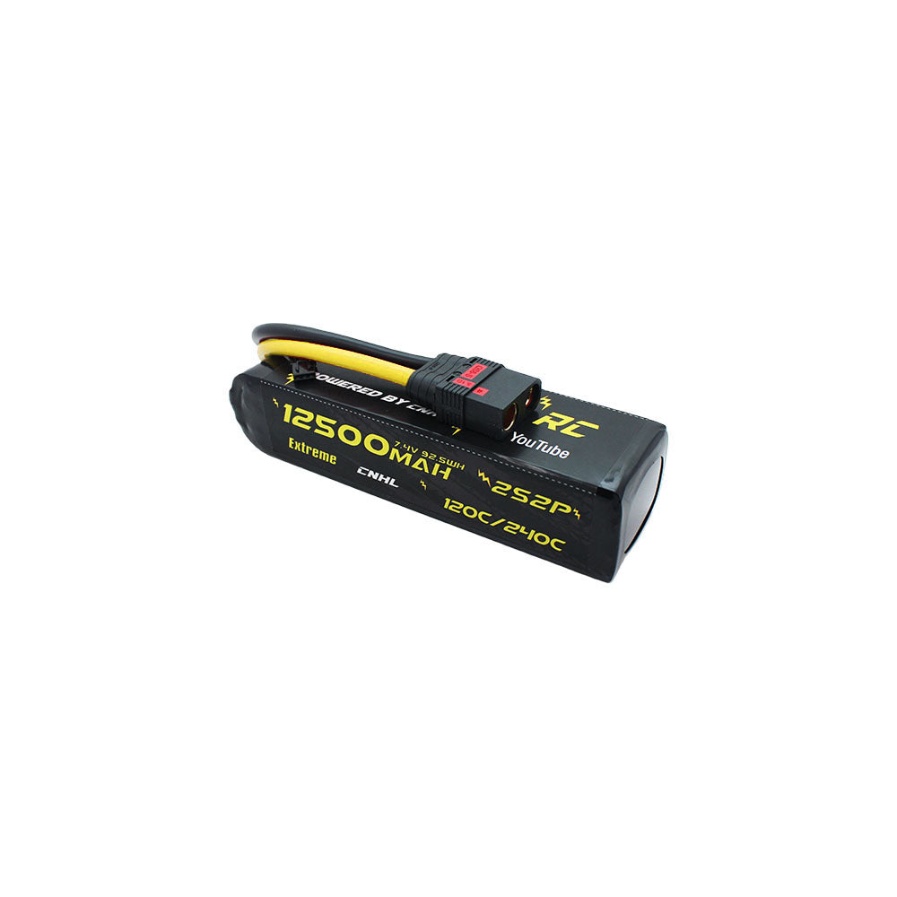 CNHL Innovation RC Extreme Series 12500mAh 7.4V 2S 120C Lipo Battery with QS8 Plug