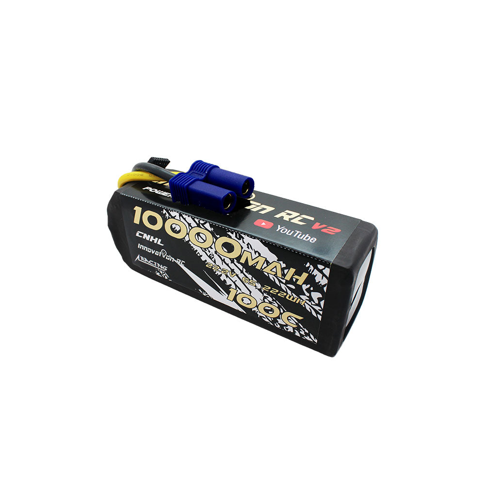 CNHL Innovation RC Series 10000mAh 22.2V 6S 100C Lipo Battery with EC5 Plug