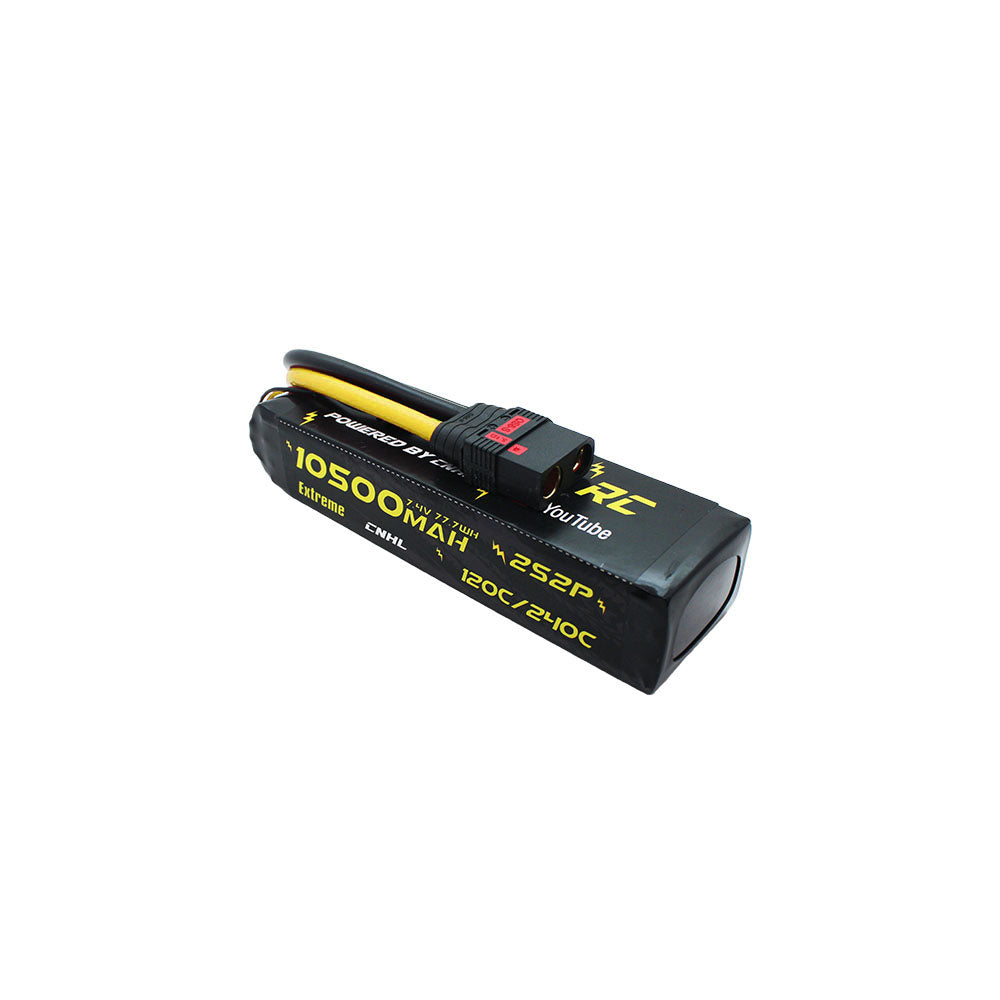 CNHL Innovation RC Extreme Series 10500mAh 7.4V 2S 120C Lipo Battery with QS8 Plug