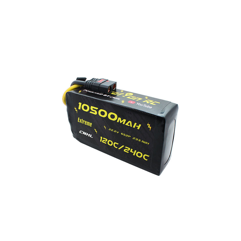 CNHL Innovation RC Extreme Series 10500mAh 22.2V 6S 120C Lipo Battery with QS8 Plug