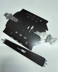 IRonManRc Limitless V2 Carbon Fiber Wide Chasis W/ Top Brace (POLISHED CHROME)