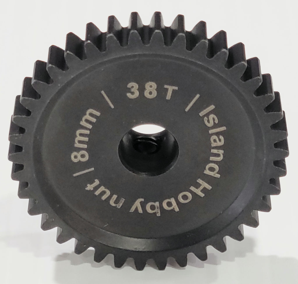 IRonManRc 38T 8MM Mod1 Pinion Gear HARDENED STEEL