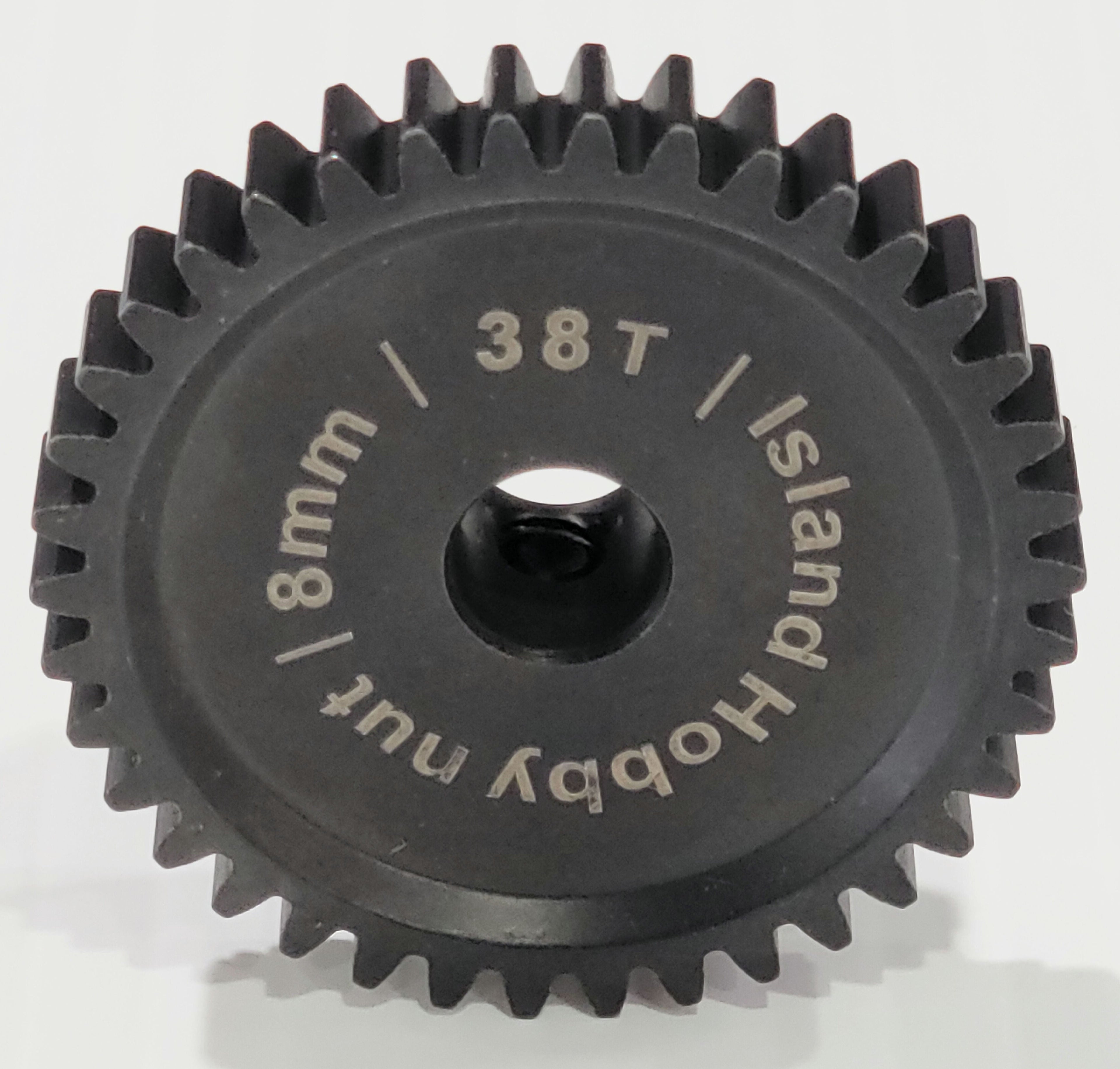IRonManRc 38T 8MM Mod1 Pinion Gear HARDENED STEEL