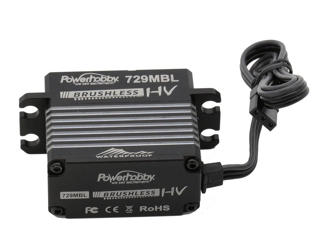 Powerhobby 729MBL HV Waterproof Brushless Steel Gear Servo / Aluminum Case