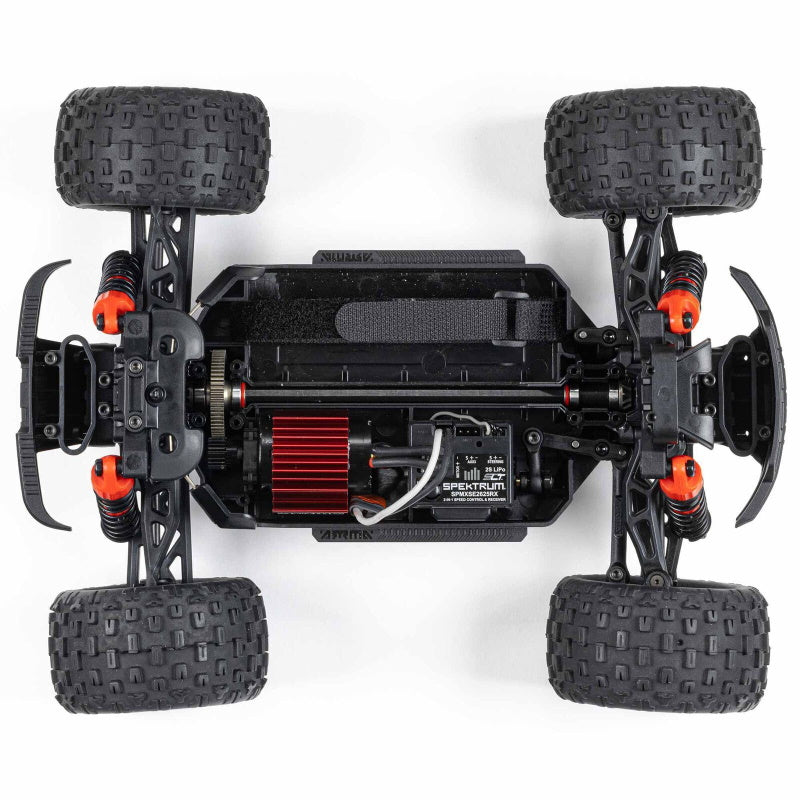 Arrma ARA2102T2 Granite Grom MEGA 4WD 380 Brushed 1/18 Monster Truck RTR Red
