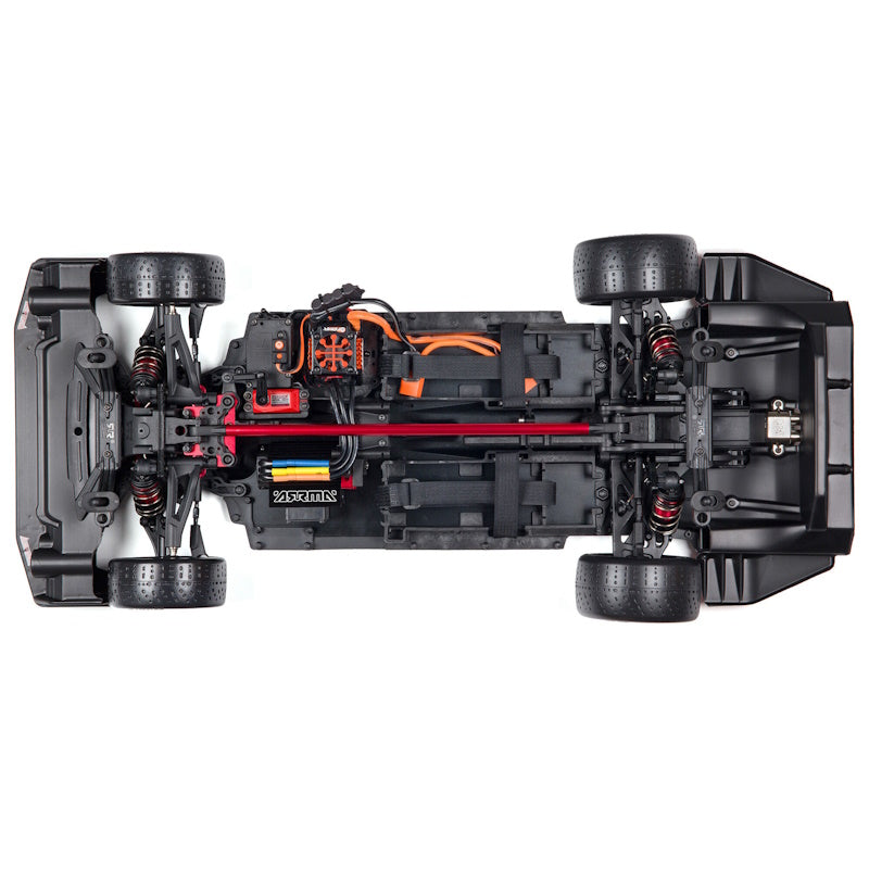 ARRMA 7617V2T2 1/7 FELONY 6S BLX Street Bash All-Road Muscle Car RTR Orange