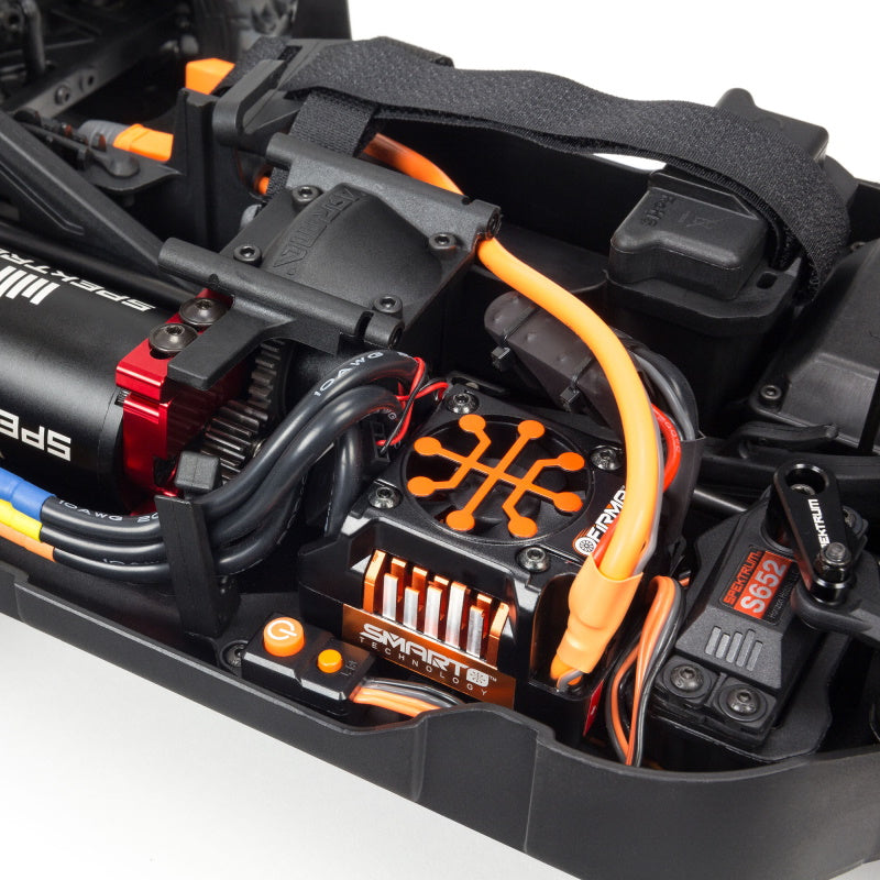ARRMA 1/8 Typhon 6S BLX 4x4 Brushless Buggy Black RTR Spektrum