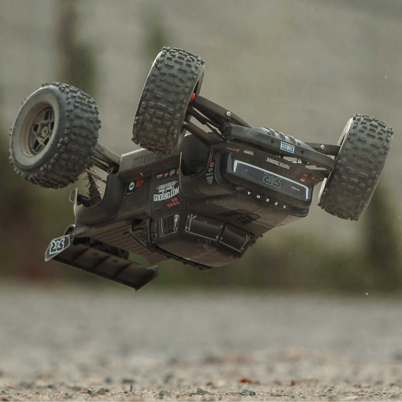 ARRMA - ARA8611V6T2 1/8 NOTORIOUS 6S V6 4X4 BLX Brushless Stunt Truck RTR, Black