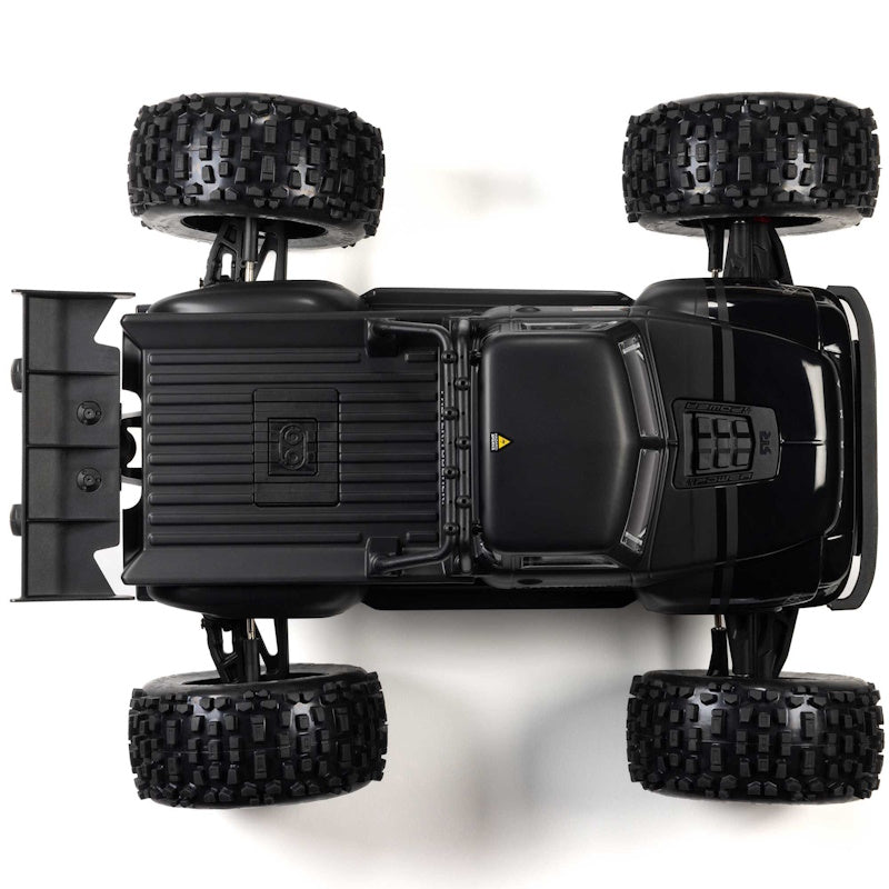 ARRMA - ARA8611V6T2 1/8 NOTORIOUS 6S V6 4X4 BLX Brushless Stunt Truck RTR, Black