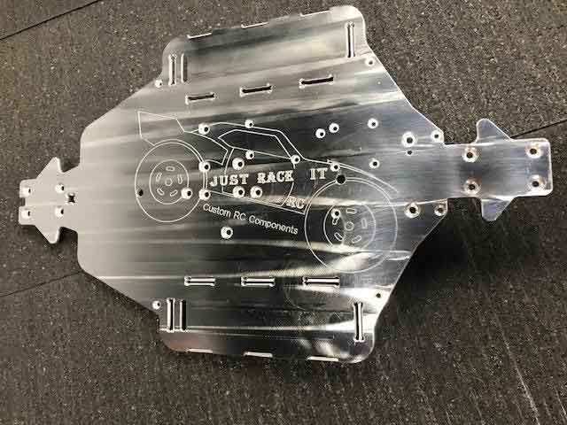 Aluminum GT (Dual Battery) Race Chassis for Arrma 6s Kraton