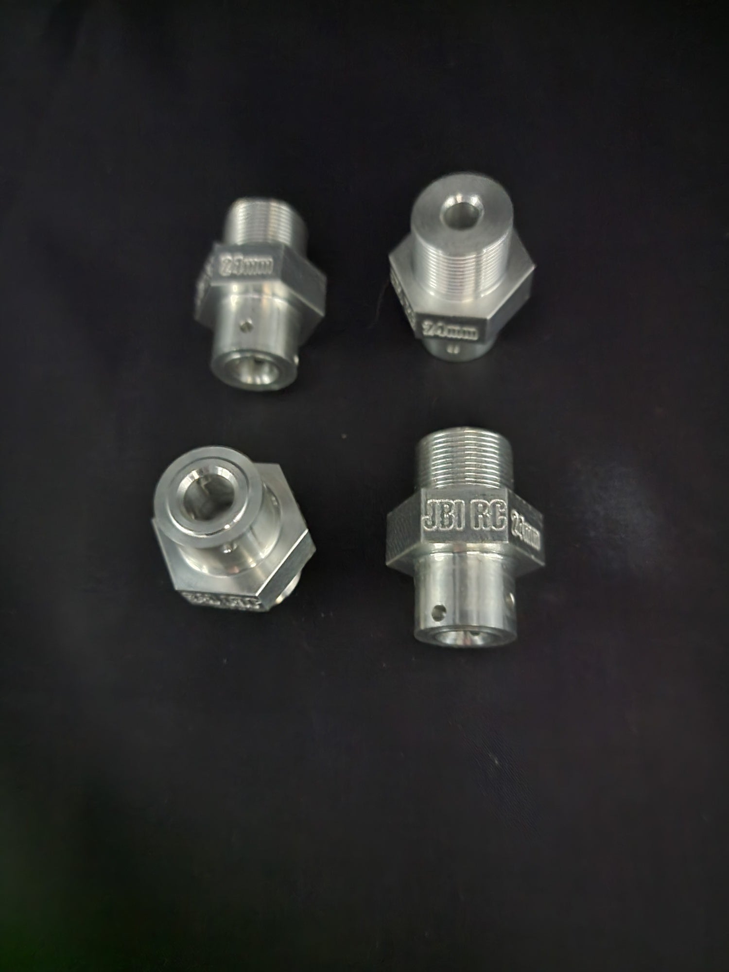 JBIRC Arrma 6s to 24mm (+15mm) Arrma 8s Threads Extended Wheel Hub Adapter (4pc set)