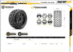 Powerhobby Tomahawk 1/5 Belted Tires (2) FOR Traxxas X-Maxx Arrma Losi DBXL-E