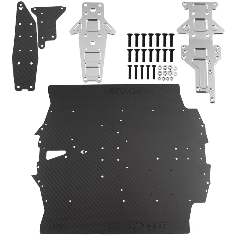 Carbon Fiber GT width Chassis for Arrma Limitless V2