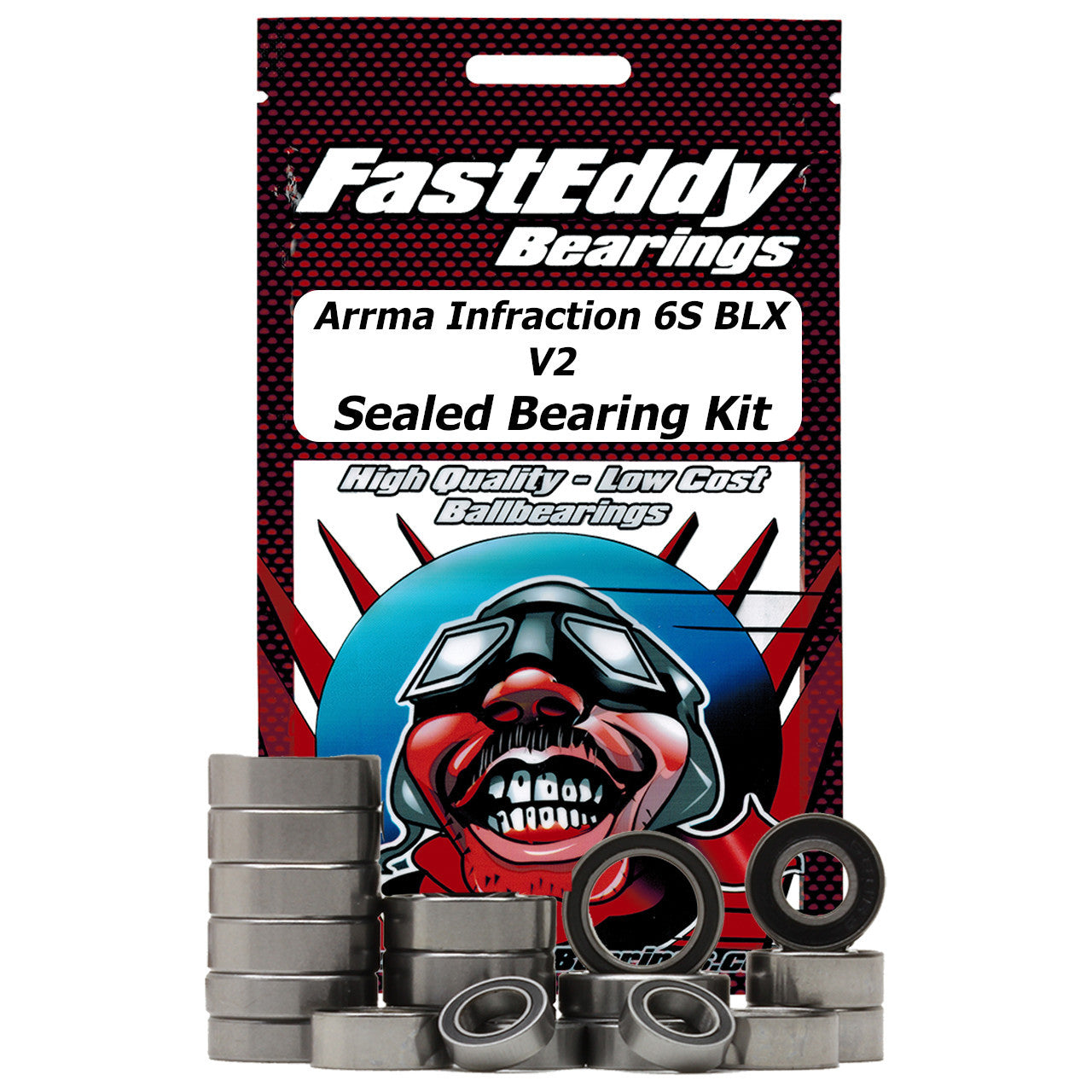 FastEddy Arrma Infraction 6S BLX V2 Sealed Bearing Kit