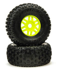 Arrma ARA550068 dBoots 'Fortress' Glued Tire Set Green (Front/Rear) 1/7 Mojave