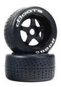 Arrma ARA550084 1/7 dBoots Hoons Rear 107 Silver Mounted Belted Tires 17mm (2)