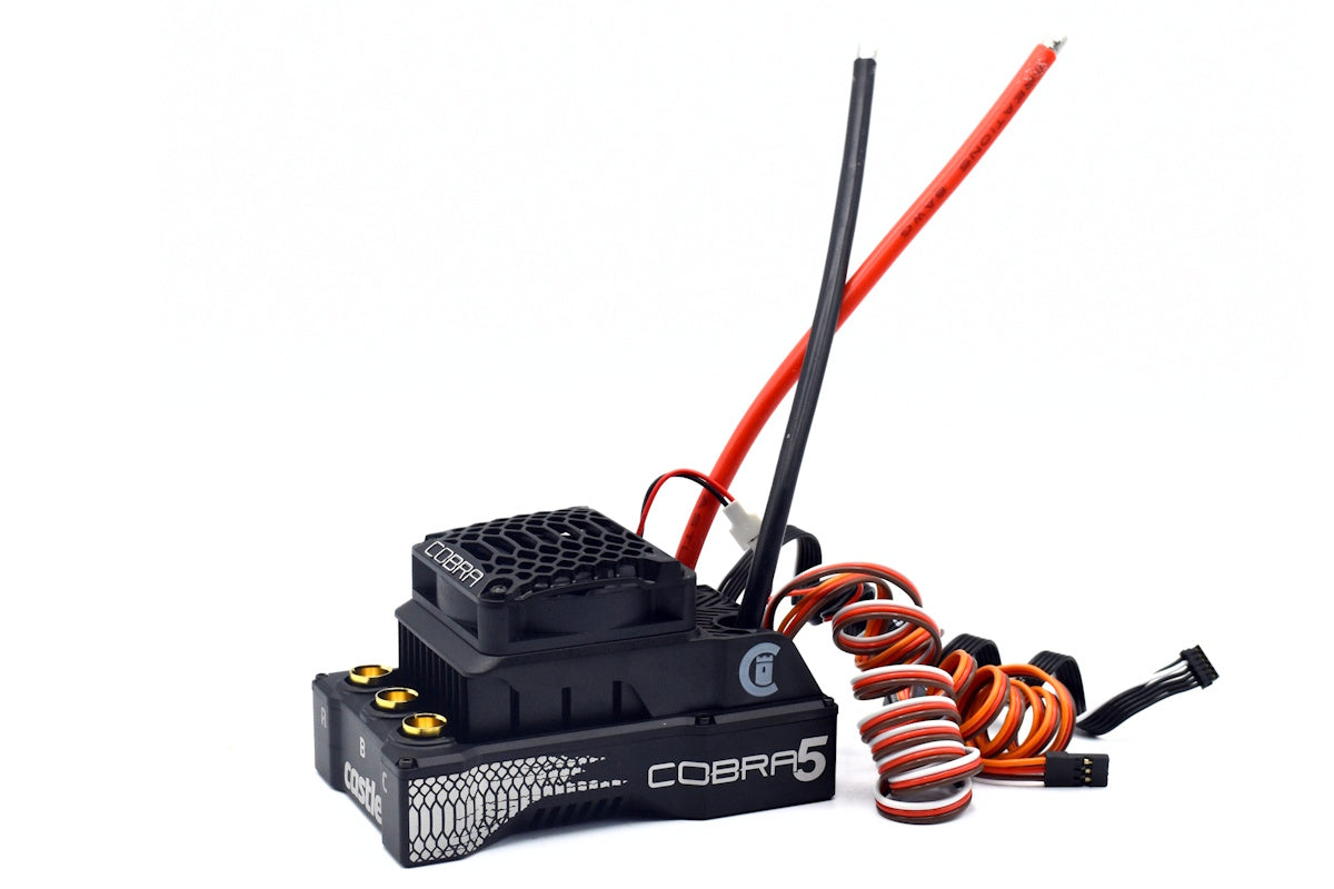 Castle Creations 010-0179-00 Cobra 5, 8S, 33.6V ESC, 20A PEAK BEC