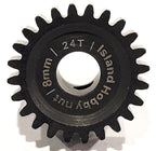 IRonManRc  24T 8MM MOD -1 Pinion Gear HARDENED STEEL