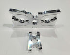 IRonManRc HOBAO VTE2 / /GTB /  GT / VT DUAL MOTOR MOUNT25mm & 30mm POLISHED CROME