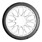 GRP GTH03-XB2 1/8 GT Car T03 REVO XB1 Extra Soft Mounted Tires (4) WHITE