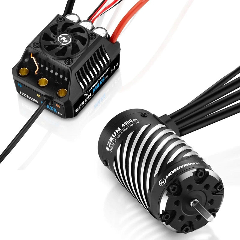 Hobbywing 38010803 Ezrun MAX6 G2 4990SD Motor Combo [HWI38010803]