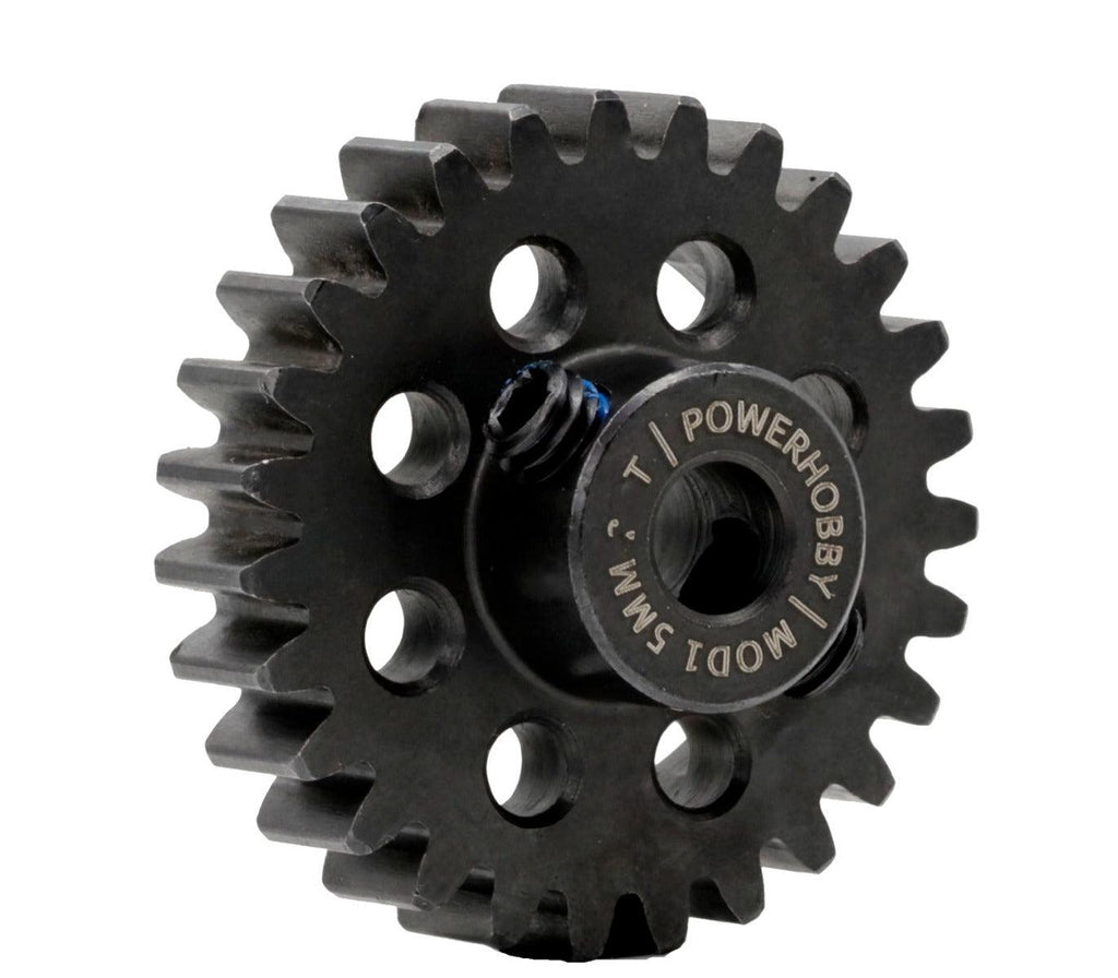 Powerhobby Hardened Steel 26T Mod1 5mm Pinion Gear Mod 1 Speed Run / Drag Racing