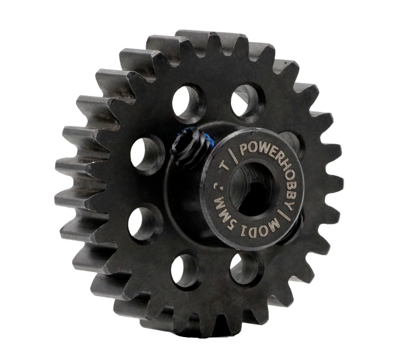 Powerhobby Hardened Steel 26T Mod1 5mm Pinion Gear Mod 1 Speed Run / Drag Racing