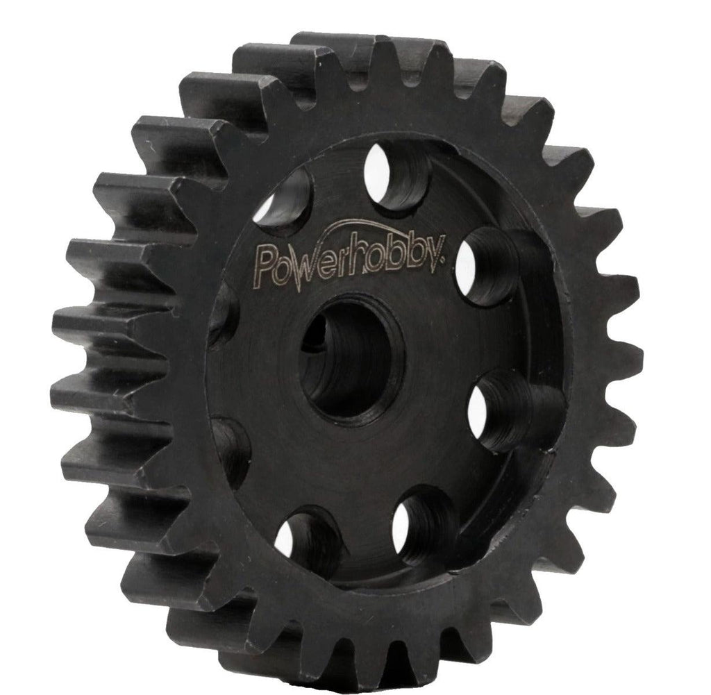 Powerhobby Hardened Steel 26T Mod1 5mm Pinion Gear Mod 1 Speed Run / Drag Racing