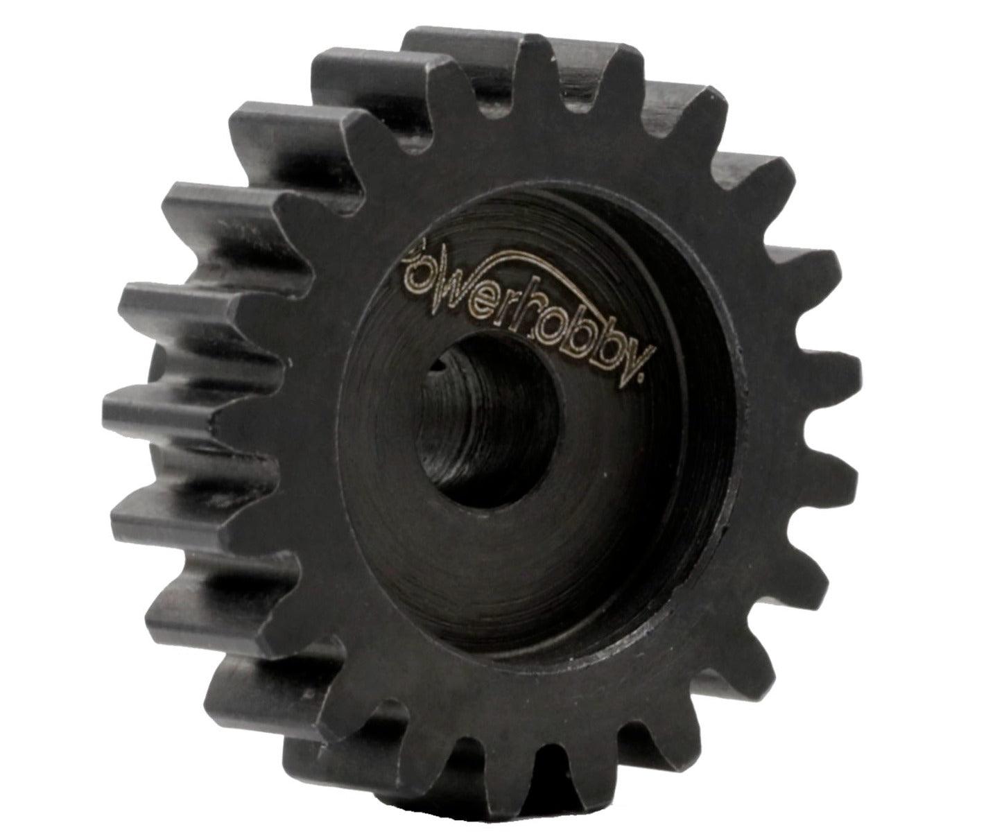 Powerhobby Hardened Steel 20T Mod1 5mm Pinion Gear Mod 1 Speed Run / Drag Racing