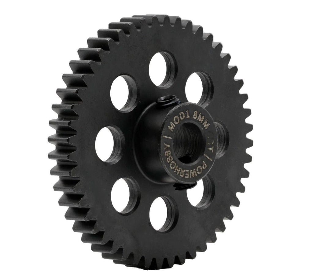 Powerhobby Hardened Steel 42T Mod1 8mm Pinion Gear MOD 1 Speed Run / Drag Racing