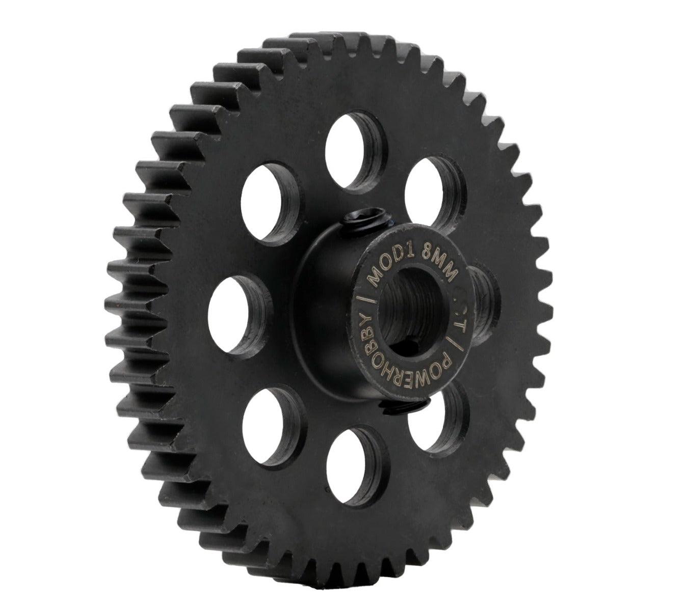 Powerhobby Hardened Steel 39T Mod1 8mm Pinion Gear MOD 1 Speed Run / Drag Racing
