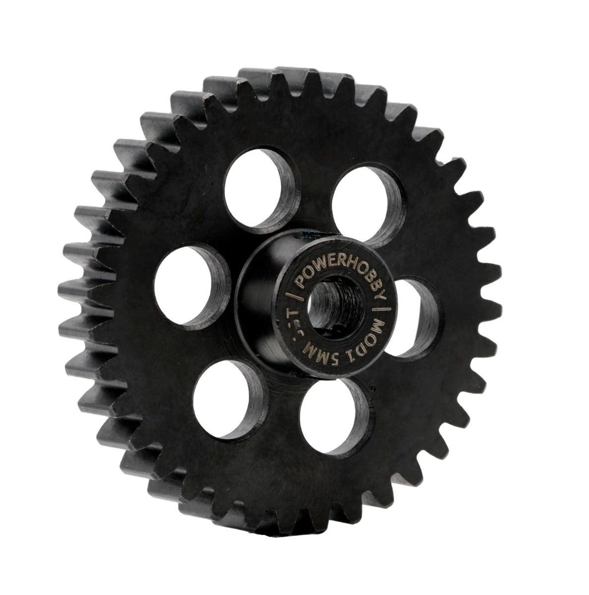 Powerhobby Hardened Steel 39T Mod1 5mm Pinion Gear Mod 1 Speed Run / Drag Racing