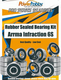 Powerhobby Pro Series Rubber Sealed Bearing Kit Arrma Infraction 6S V1 V2