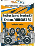Powerhobby Pro Series Rubber Sealed Bearing Kit Arrma Kraton / OUTCAST 8S
