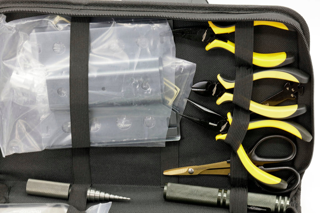 Powerhobby RC Tool Set Screwdriver Pliers Wrench, Body Reamer Stand
