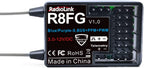 RadioLink 2.4Ghz R8FG v2.0 8 Channels Gyro Receiver w Voltage Telemetry Long Range Control
