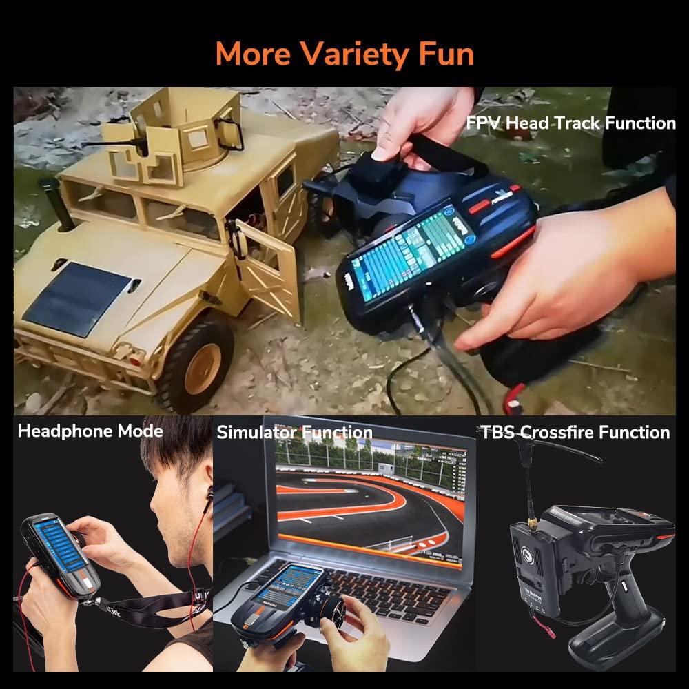 RadioLink RC8X 8 Channels 2.4Ghz RC Transmitter / Radio W R8FG Gyro Receiver