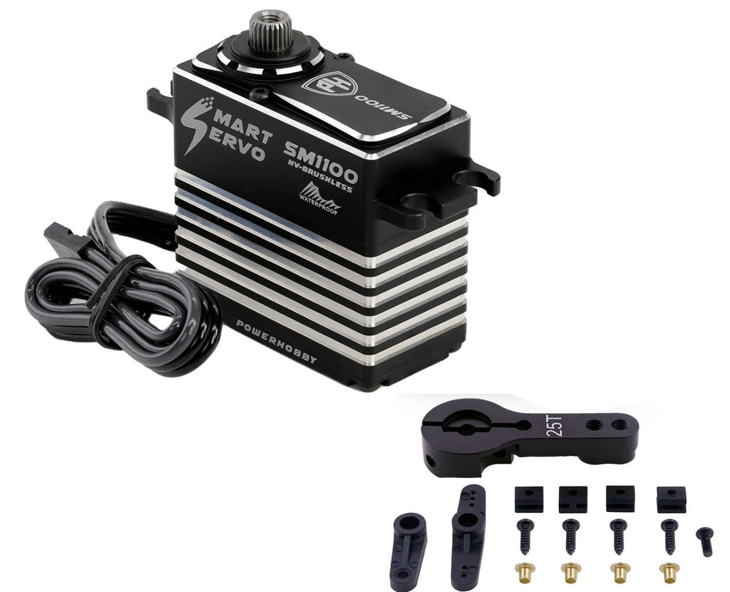 Powerhobby SM1100 78KG Super MEGA Torque Steel Gears WP Smart Programmable Servo